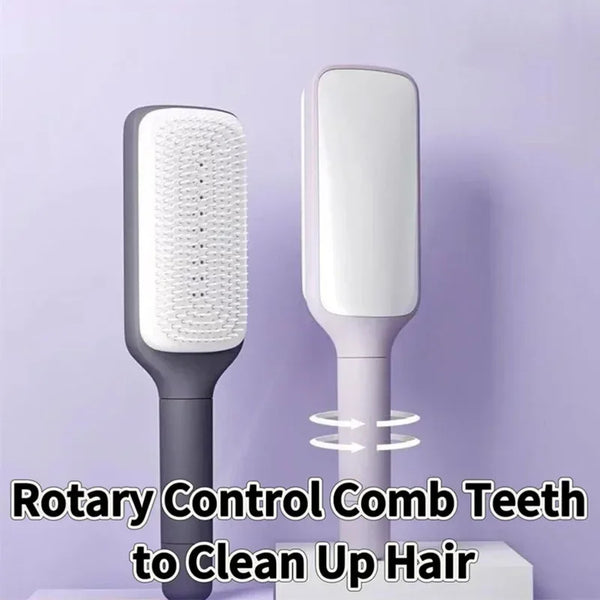 Smart Self-Cleaning Hair Brush